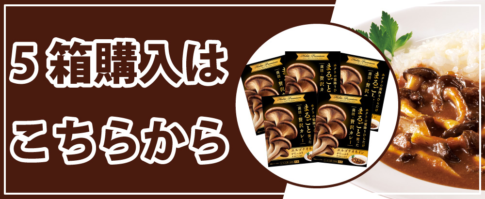 霜降りひらたけカレー5箱購入はこちら